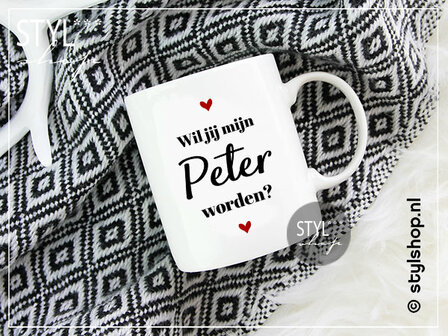 Mok wil jij mijn peter worden meter