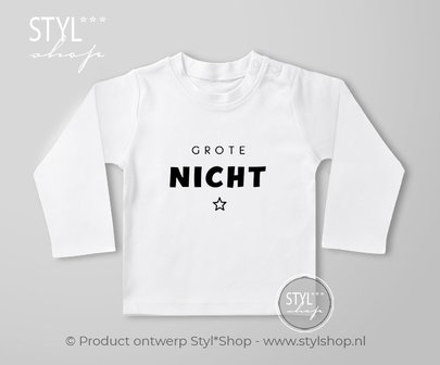 Grote nicht shirt t shirt zwanger ik word grote zus