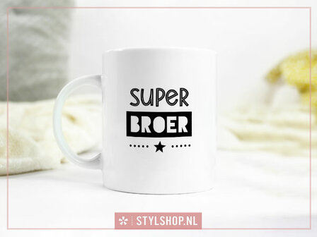 broer kadootje super broer mok mokken cadeau 