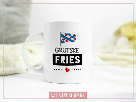 grutske fries kadootje fryslan boppe mok met tekst mokken cadeau kadootje kado mok met tekst frysk