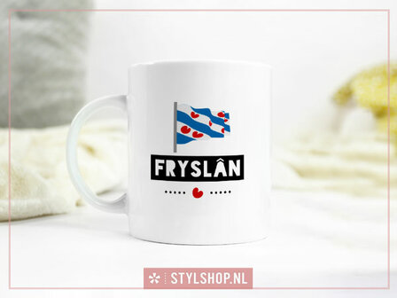 fryslan friese vlag kado frysk fries kadootje fryslan mok met tekst mokken cadeau kadootje kado