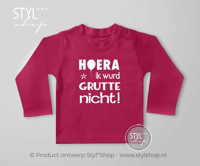 Hoera grutte nicht shirt Frysk zwanger