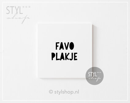 Fries tegeltje favo plakje  Fries tegeltje Frysk&nbsp;woondecoratie trendy bestseller