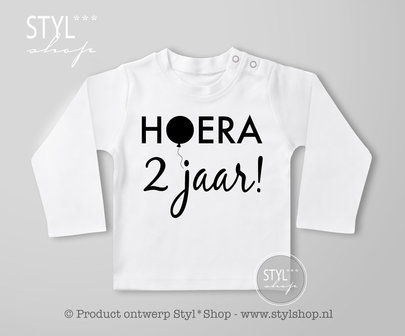 Shirt Verjaardag - Hoera.... jier!