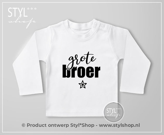 Shirt  grote broer zwanger hoera 