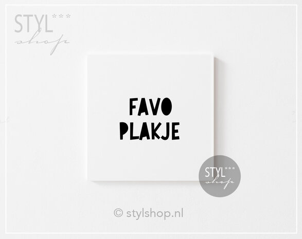 Fries tegeltje favo plakje  Fries tegeltje Frysk woondecoratie trendy bestseller